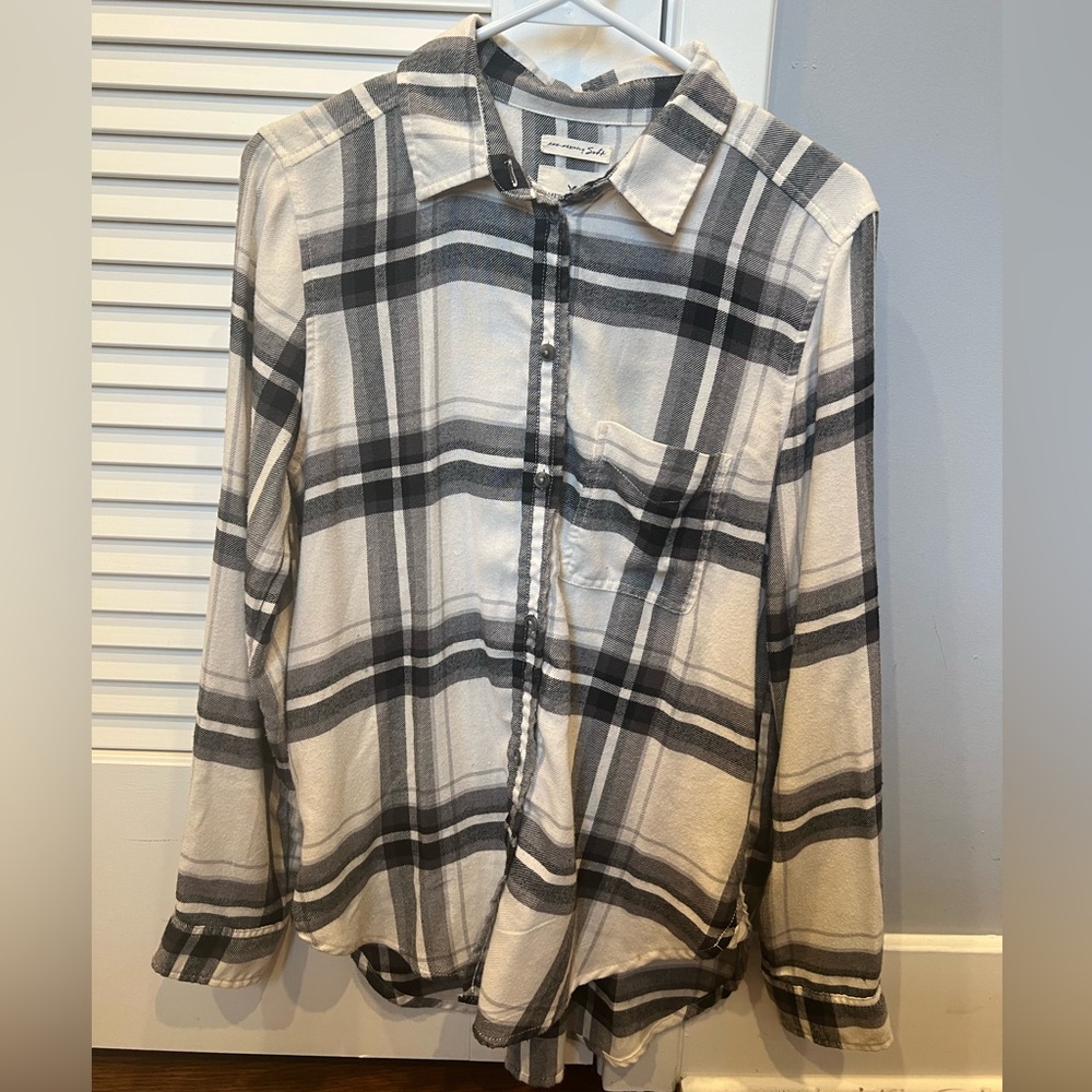 American Eagle Ahh-mazingly Soft Boyfriend Fit Women’s Flannel